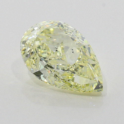 3.05 Carat Fancy Light   Yellow  PS SI2 GIA