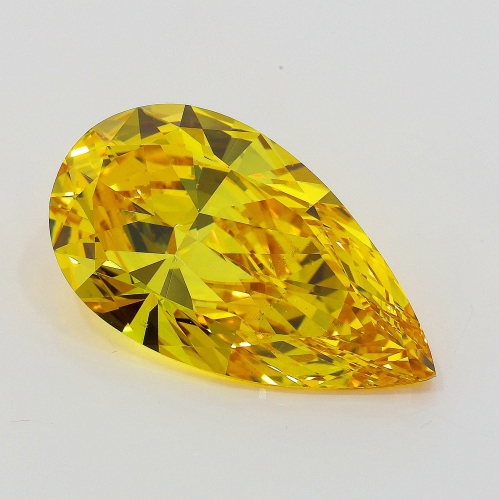 3.87 Carat Fancy Deep Orangy  Yellow  PS SI1 GIA