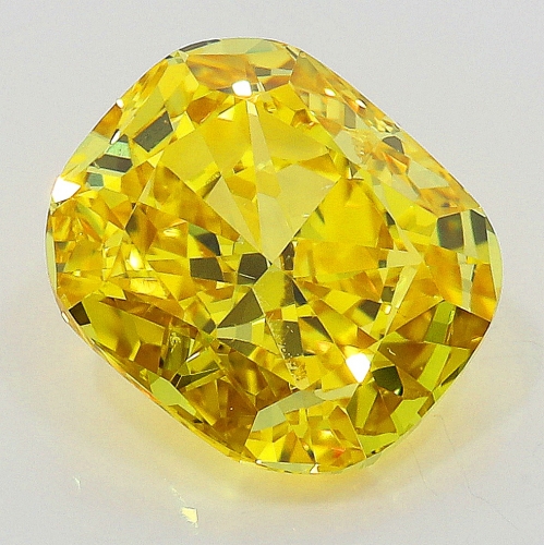 1.01 Carat Fancy Vivid   Yellow  CU VS2 GIA