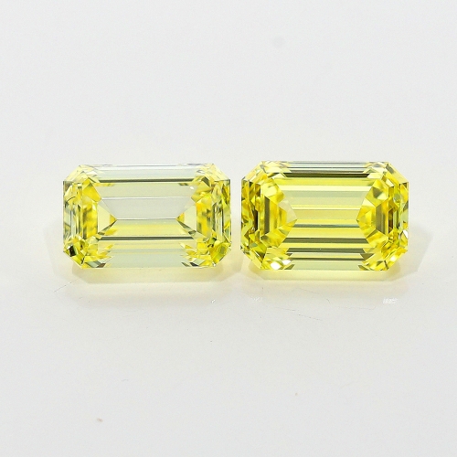 0.77 Carat Fancy Intense   Yellow  EM VVS2 GIA