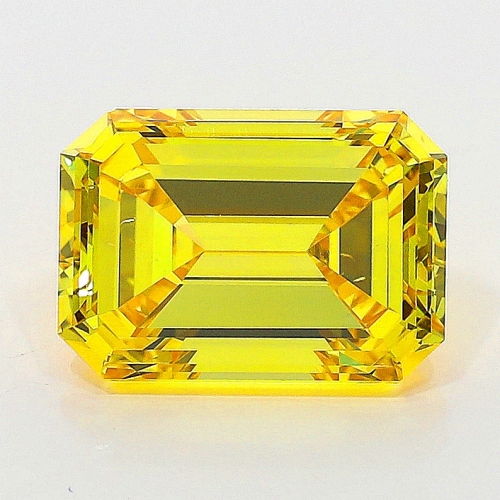 1.67 Carat Fancy Vivid Orangy  Yellow  EM SI1 GIA