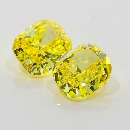 2.01 Carat Fancy Vivid   Yellow  CU VS1 GIA
