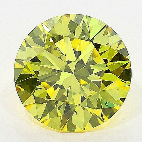 1.02 Carat Fancy Intense   Yellow  BR VS2 GIA