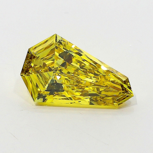 0.88 Carat Fancy Deep   Yellow  KIte VS2 GIA