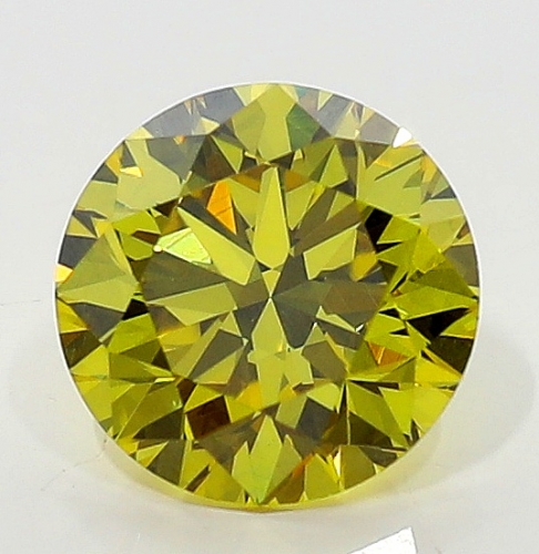 0.68 Carat Fancy Deep   Yellow  BR VVS2 GIA