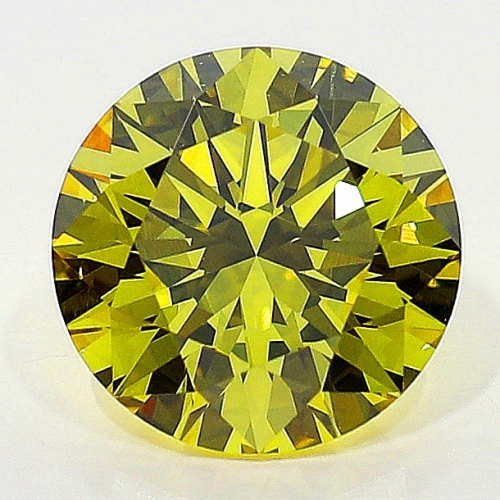 1.04 Carat Fancy Deep   Yellow  BR VS1 GIA