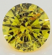 0.51 Carat Fancy Vivid   Yellow  BR  GIA