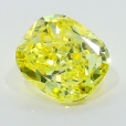 0.50 Carat Fancy Vivid Yellow    CU VS2 GIA