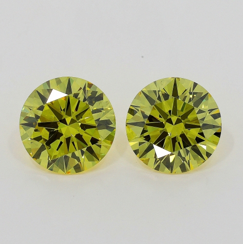 1.01 Carat Fancy Deep   Yellow  BR VS2 GIA
