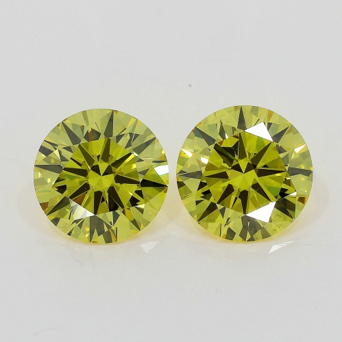 1.01 Carat Fancy Deep   Yellow  BR VS2 GIA