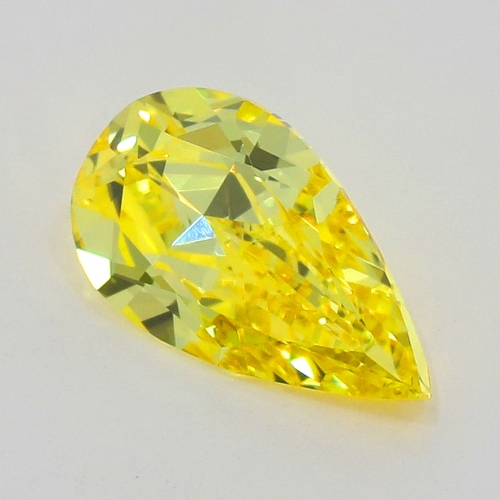 0.30 Carat Fancy Vivid   Yellow  PS VS1 GIA