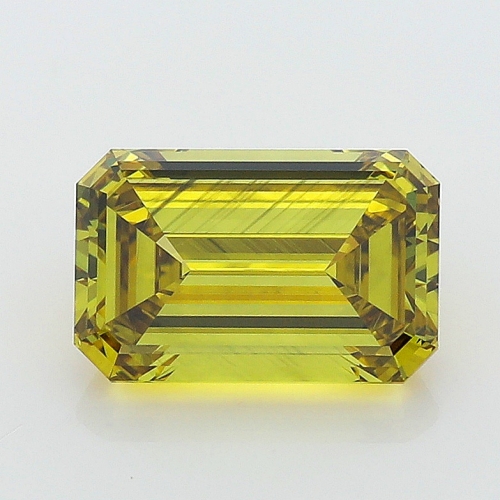 1.55 Carat Fancy Deep Yellow  Brownish Greenish EM VS1 GIA