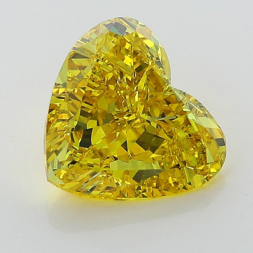 2.05 Carat Fancy Vivid Yellow    HS VS2 GIA