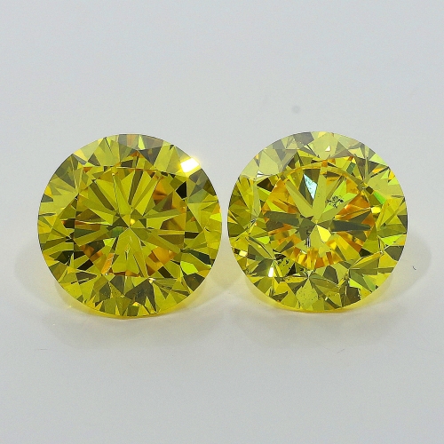 2.60 Carat Fancy Vivid    Yellow BR VS2 GIA