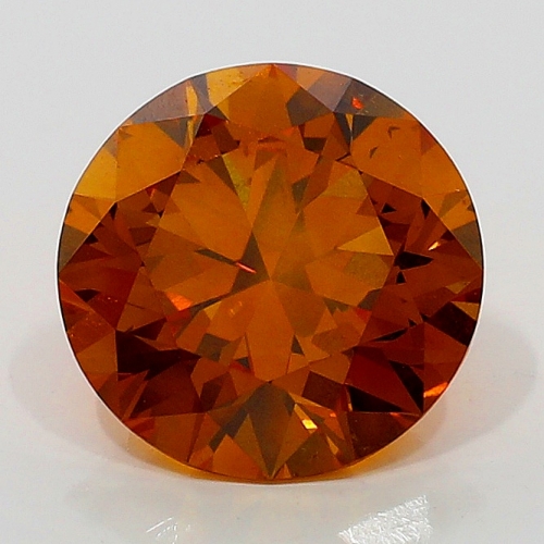 1.21 Carat Fancy Deep Yellowish Orange  BR I1 GIA