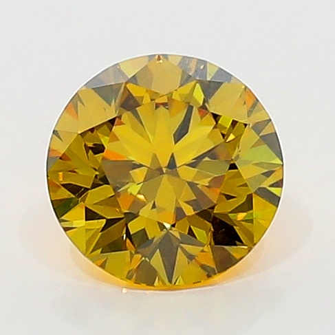 0.38 Carat Fancy Deep Brownish  Yellow  BR SI1 GIA