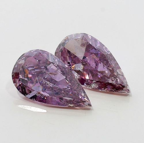 1.04 Carat Fancy   Pink Purple PS I1 GIA