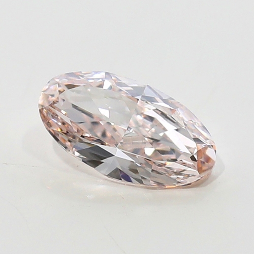 0.41 Carat Fancy Light Brownish  Pink  OV VS1 GIA