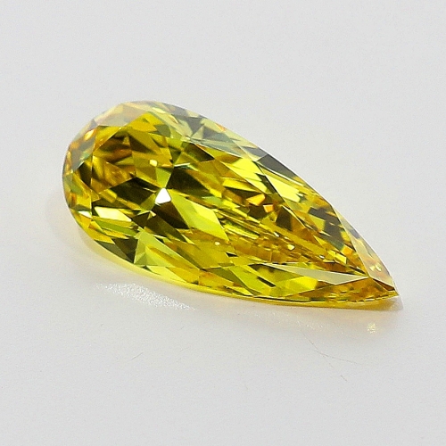 0.72 Carat Fancy Vivid   Yellow  PS VVS2 GIA