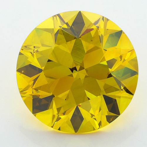 5.01 Carat Fancy Deep   Yellow  BR VS2 GIA
