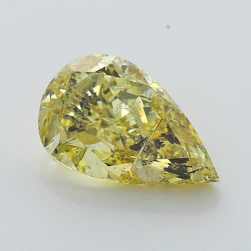 0.75 Carat Fancy   Yellow  PS  GIA