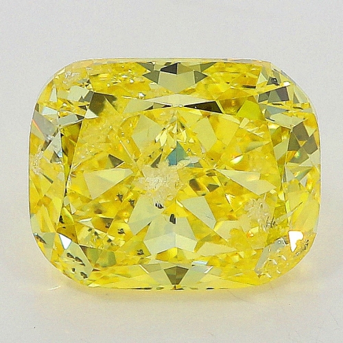 1.05 Carat Fancy Vivid   Yellow  CU  GIA