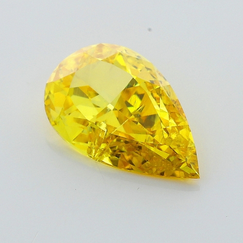 0.58 Carat Fancy Vivid   Yellow  PS  GIA
