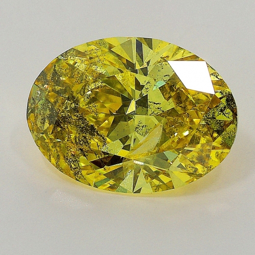 1.01 Carat Fancy Vivid   Yellow  OV  GIA