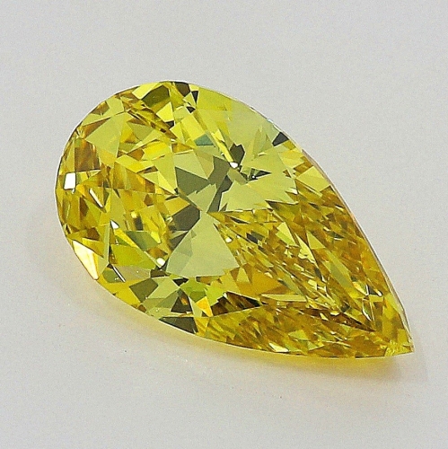 0.45 Carat Fancy Deep   Yellow  PS VVS1 GIA