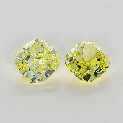 0.70 Carat Fancy Intense   Yellow  CU SI1 GIA
