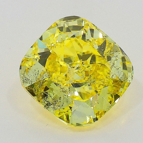 1.05 Carat Fancy Vivid   Yellow  CU  GIA