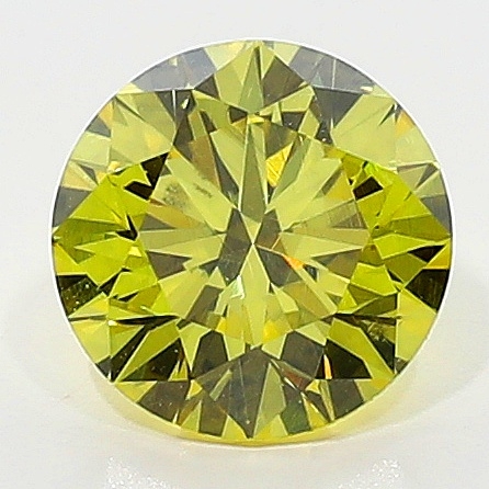 0.43 Carat Fancy Deep Brownish Greenish Yellow  BR VS2 GIA
