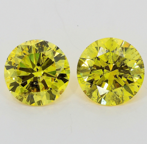 2.09 Carat Fancy Vivid   Yellow  BR  GIA