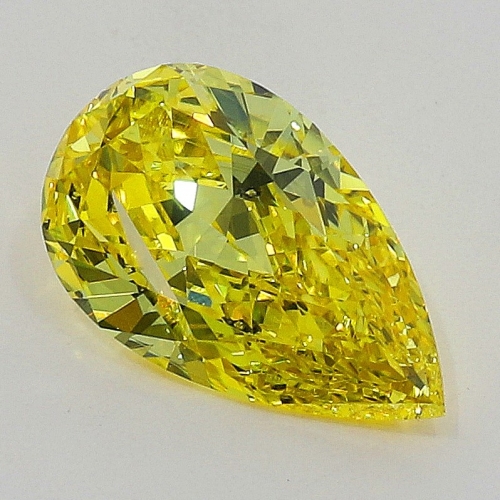 0.30 Carat Fancy Vivid   Yellow  PS  GIA