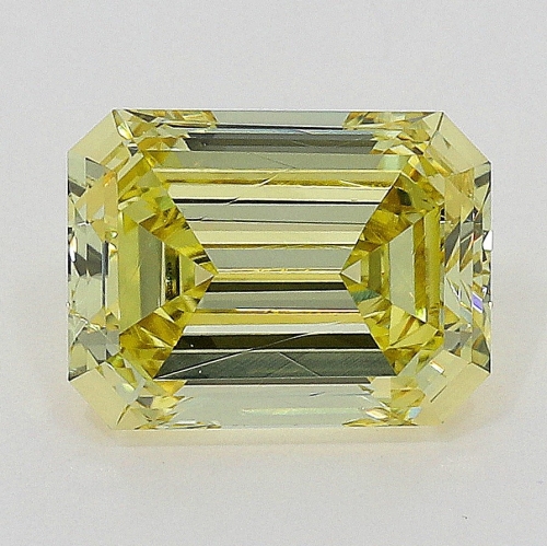 0.57 Carat Fancy Brownish Greenish Yellow  EM SI1 GIA