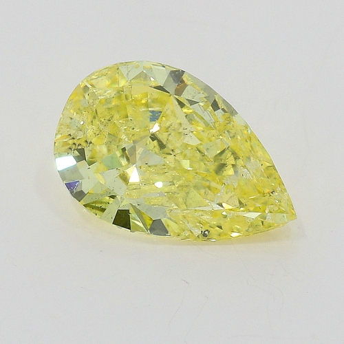 0.51 Carat Fancy Intense   Yellow  PS  GIA