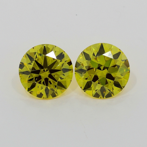 1.01 Carat Fancy Deep   Yellow  BR VS2 GIA