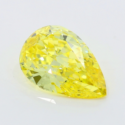 0.35 Carat Fancy Vivid   Yellow  PS VVS2 GIA