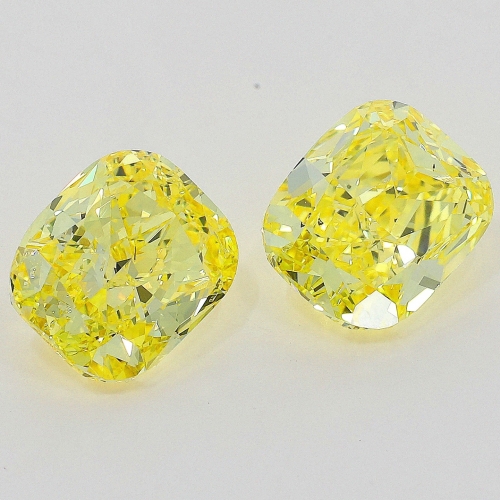 0.70 Carat Fancy Intense   Yellow  CU SI1 GIA