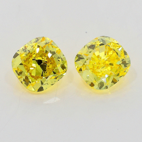 0.50 Carat Fancy Vivid   Yellow  CU VS2 GIA