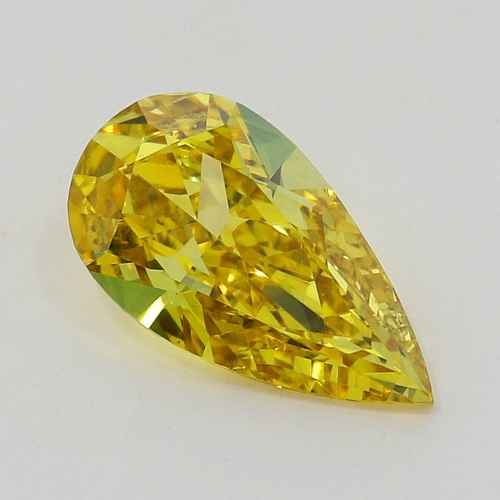 0.33 Carat Fancy Deep   Yellow  PS VS2 GIA