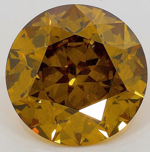 2.02 Carat Fancy Deep Brownish  Yellow  BR SI2 GIA