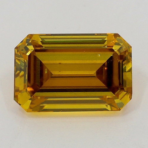 0.50 Carat Fancy Deep Brownish Orangy Yellow  EM SI1 GIA
