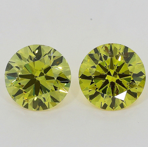 0.48 Carat Fancy Deep   Yellow  BR SI2 GIA