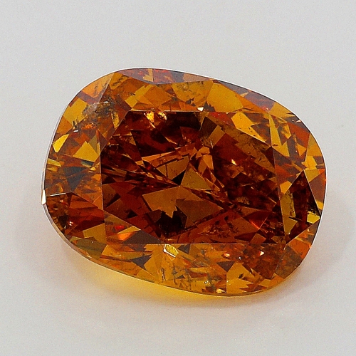 1.01 Carat Fancy Deep Brownish Yellowish Orange  CU SI2 GIA