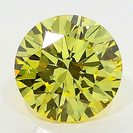 0.39 Carat Fancy Intense   Yellow  BR SI1 GIA