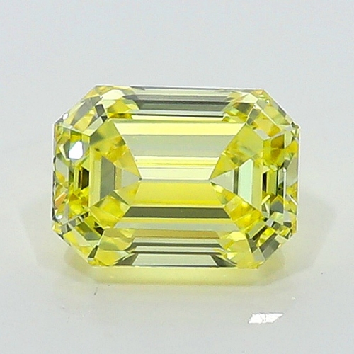 WAD24-011B 0.50 Carat Fancy Intense Yellow    EM VVS2 GIA