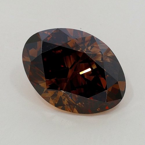 3.02 Carat Fancy Dark   Brown  OV I1 GIA