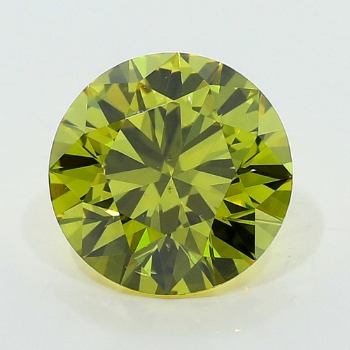 WAD25-115AAABAA 0.50 Carat Fancy Deep Yellow   Greenish BR SI1 GIA