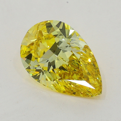 0.96 Carat Fancy Intense   Yellow  PS VS1 GIA